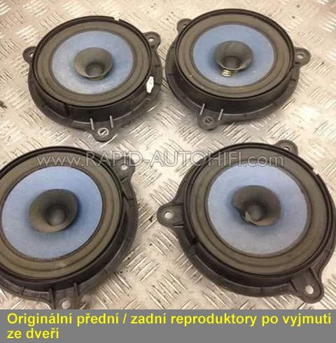 Reproduktory NISSAN X-Trail 2001-2013 ESX HZ62 sada s redukcemi
