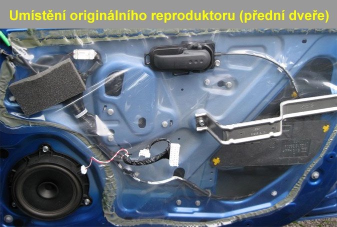Reproduktory NISSAN Note 2005-2012 ESX HZ62 sada s redukcemi