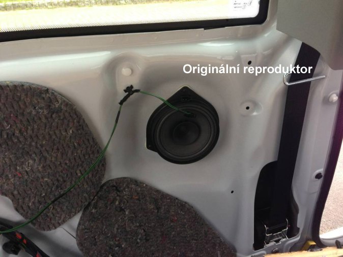 Reproduktory OPEL CORSA D Rockford Fosgate P142C Zadní s redukcemi