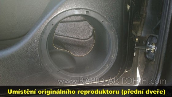 Reproduktory VW Golf 3 Crunch DSX62 Sada s redukcemi