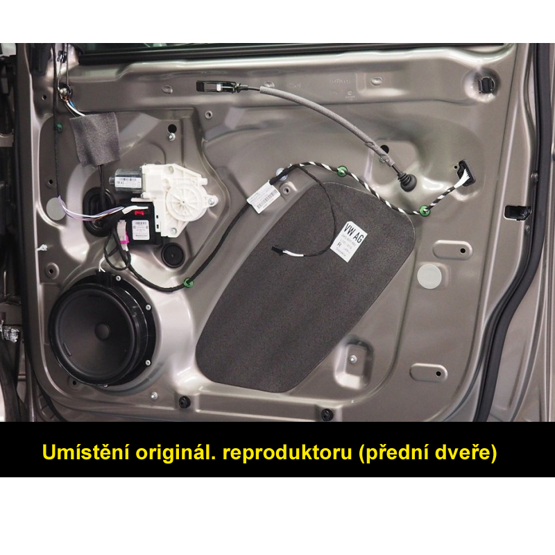 Reproduktory VW Caddy Renegade RX830 Přední s redukcemi
