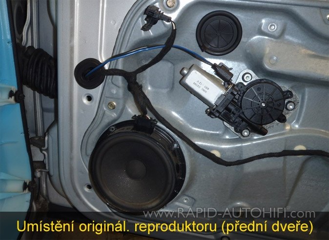 Reproduktory VW GOLF 4 Renegade RX830 s redukcemi