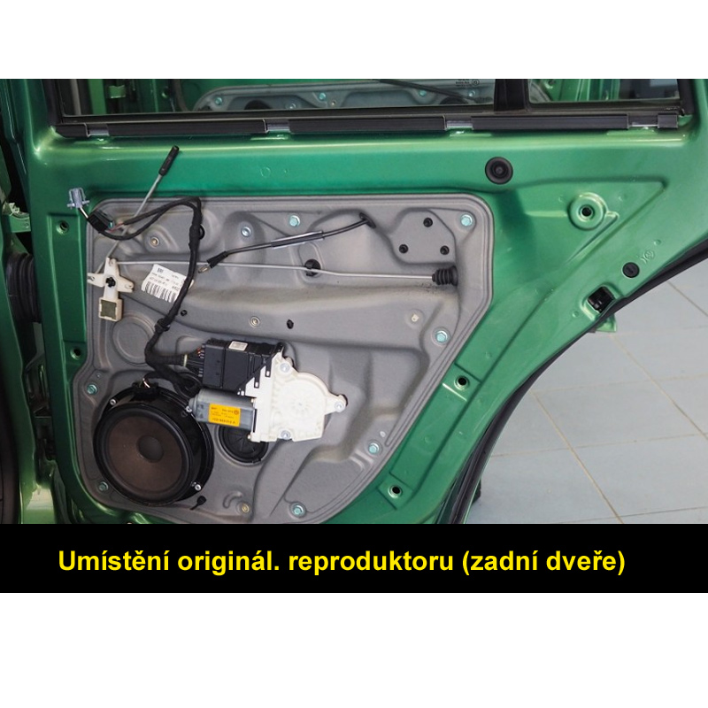 Reproduktory VW BORA Renegade RX830 s redukcemi
