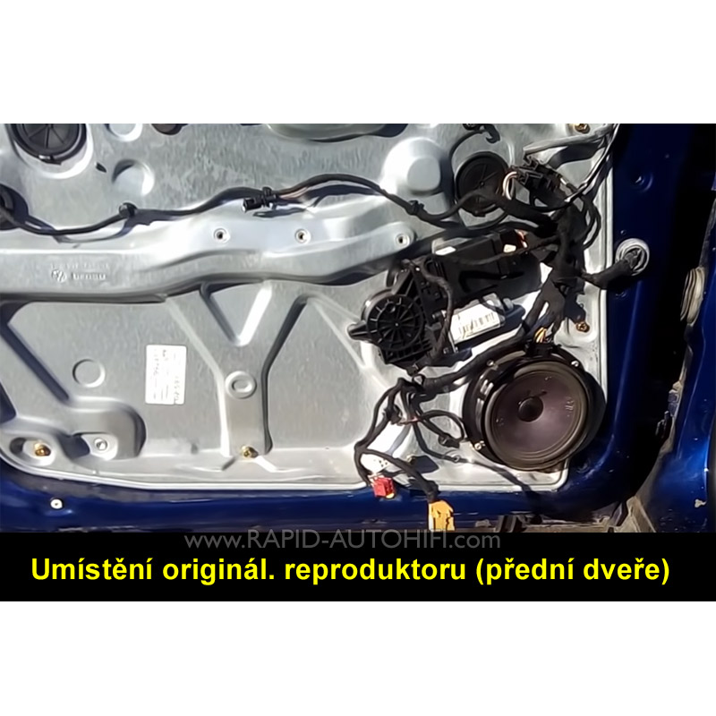 Reproduktory VW PASSAT B5 B5.5 Renegade RX6.2C s redukcemi