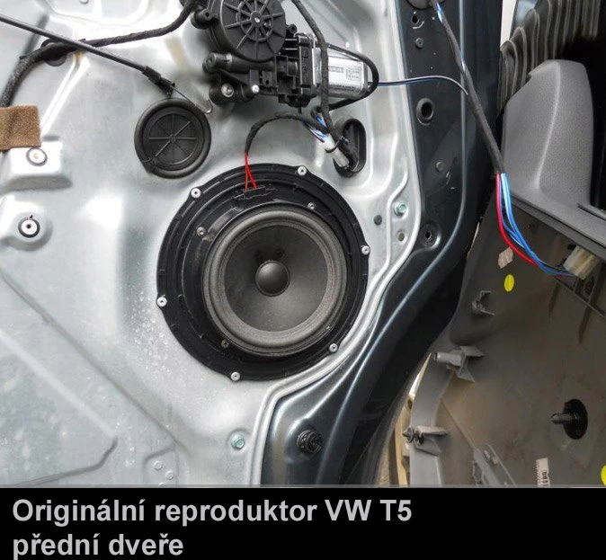 Reproduktory VW Transporter T5 Renegade RX6.2C s redukcemi