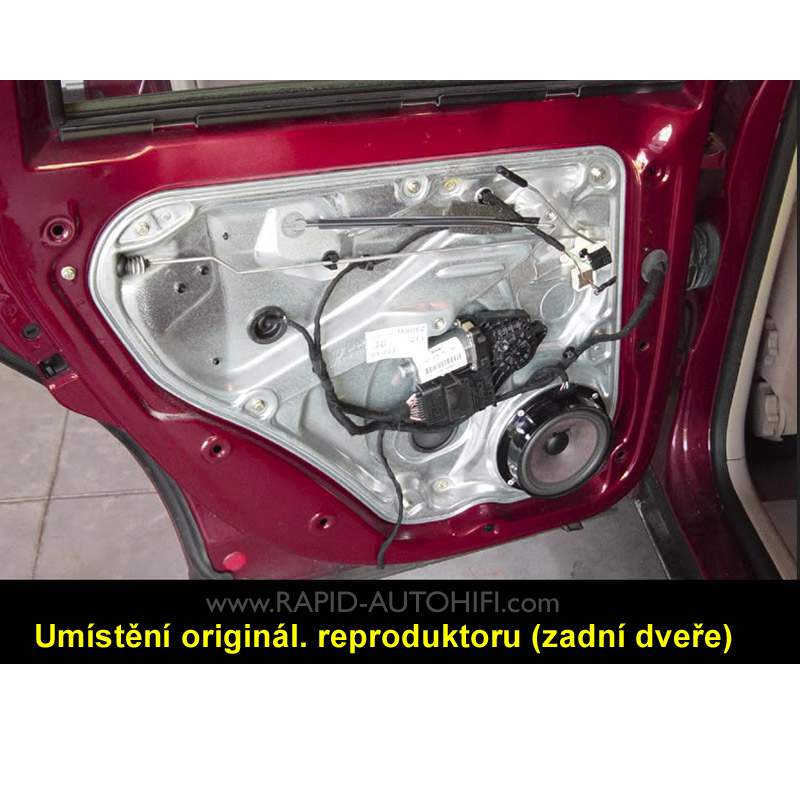 Reproduktory VW GOLF 4 ESX HZ6.2W s redukcemi