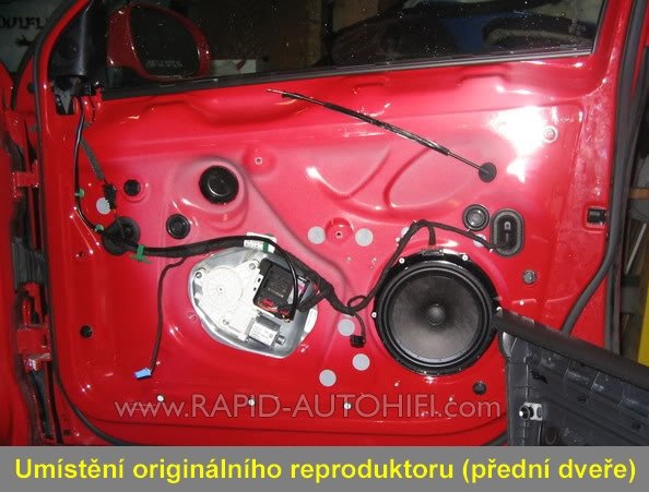 Reproduktory VW Jetta 2005-2016 ESX HZ6.2W Přední s redukcemi