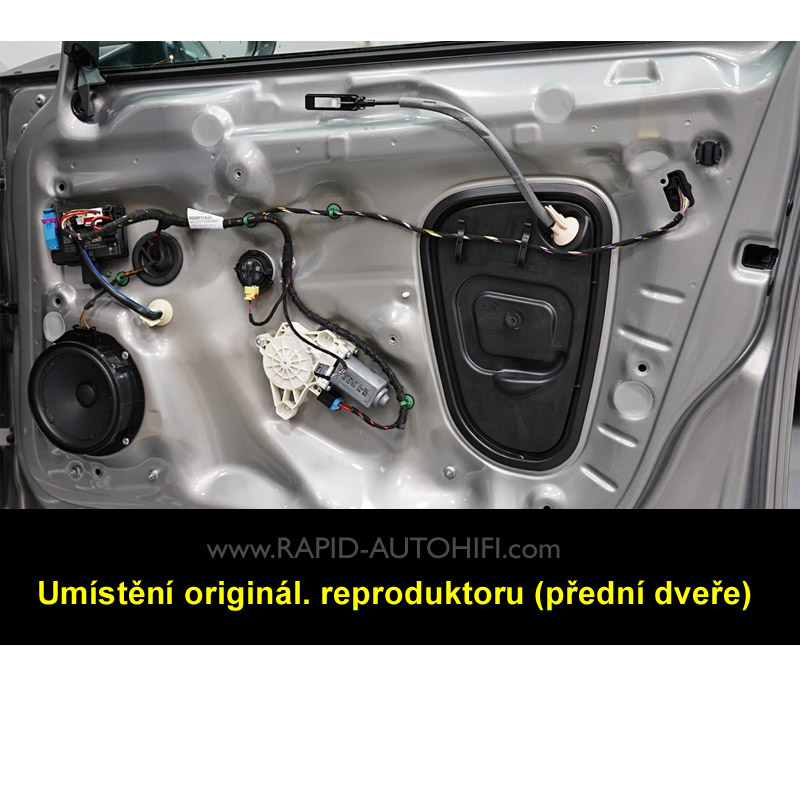 Reproduktory VW Golf 7 ESX HZ62 s redukcemi