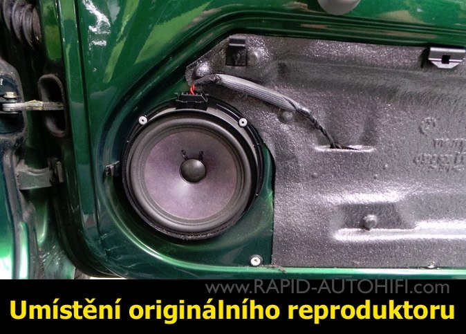 Reproduktory VW LUPO ESX HZ62 sada s redukcemi