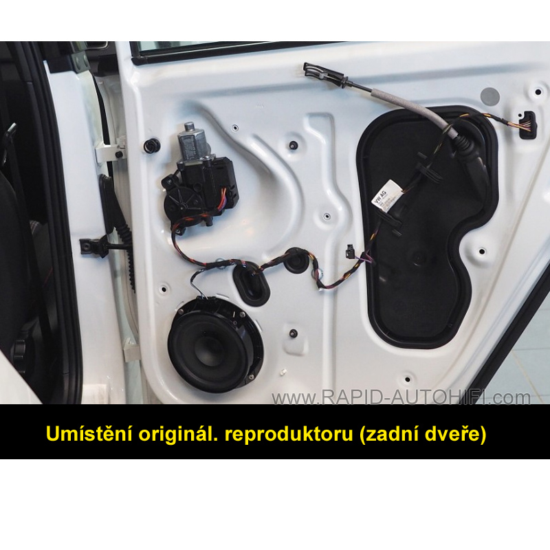 Reproduktory VW Polo 2009-2017 ESX HZ62 s redukcemi