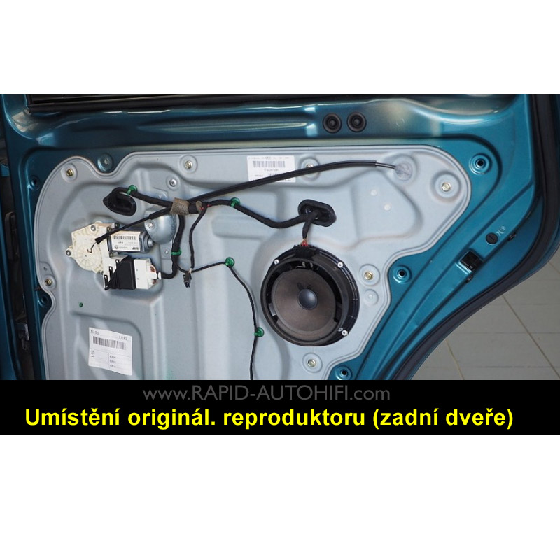 Reproduktory VW Touran ESX SXE6.2W Zadní s redukcemi