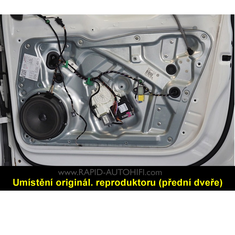 Reproduktory VW Tiguan ESX SXE62 Přední s redukcemi
