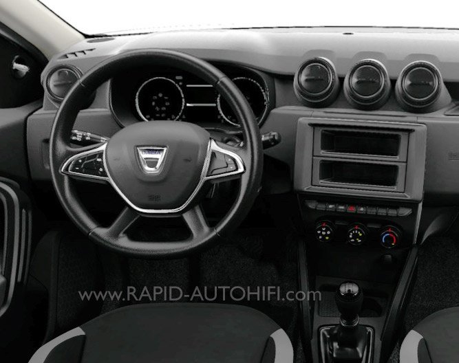 Autorádio DACIA Duster II. JVC KD-X382BT Bluetooth s instalační sadou