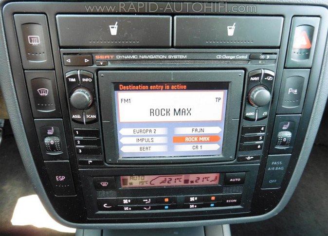 Autorádio SEAT Alhambra JVC KD-X382BT Bluetooth s instalační sadou