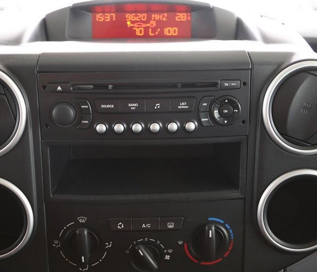 Autorádio CITROEN Berlingo 2008-2018 JVC KD-X282BT Bluetooth s instalační sadou