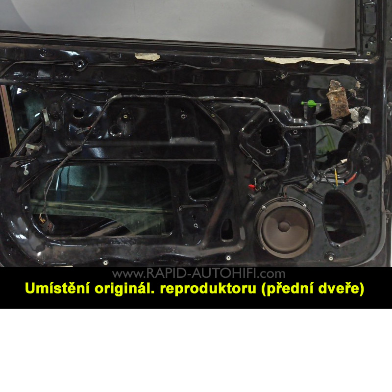 Reproduktory VW FOX ESX HZ62 s redukcemi