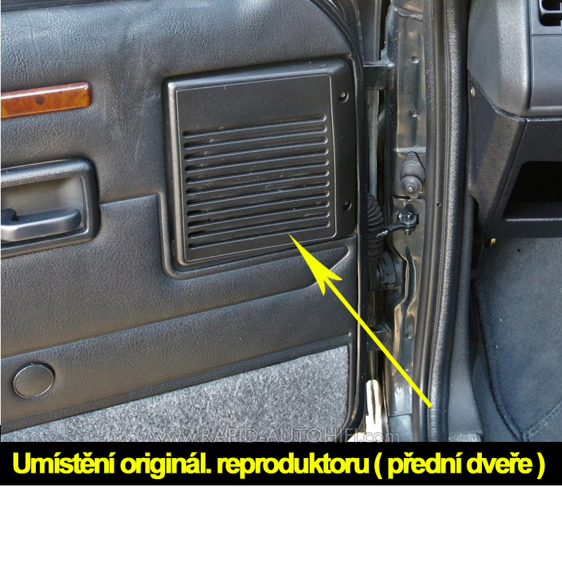 Reproduktory PEUGEOT 205 ESX HZ52 s redukcemi