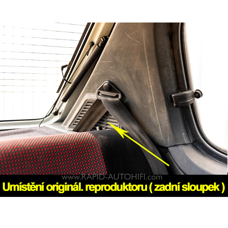 Reproduktory PEUGEOT 205 ESX HZ52 s redukcemi