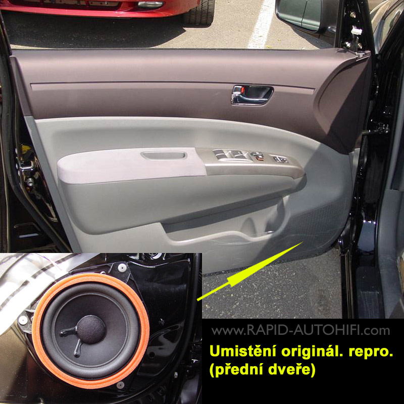 Reproduktory TOYOTA Prius 2003-2009 Crunch DSX62 s redukcemi