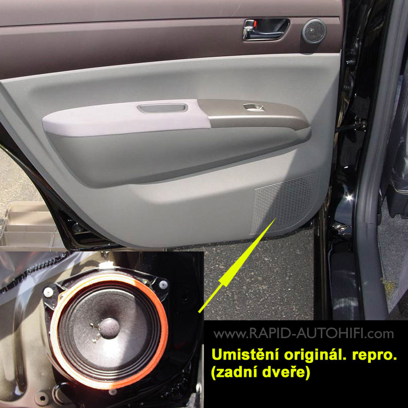Reproduktory TOYOTA Prius 2003-2009 Crunch DSX62 s redukcemi