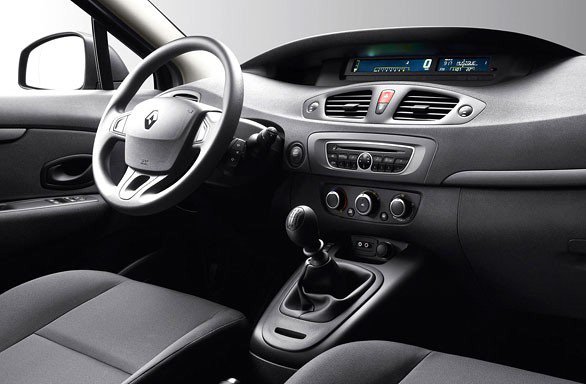 Rámeček autorádia Renault Scenic III. od 2009 Šedo hnědý