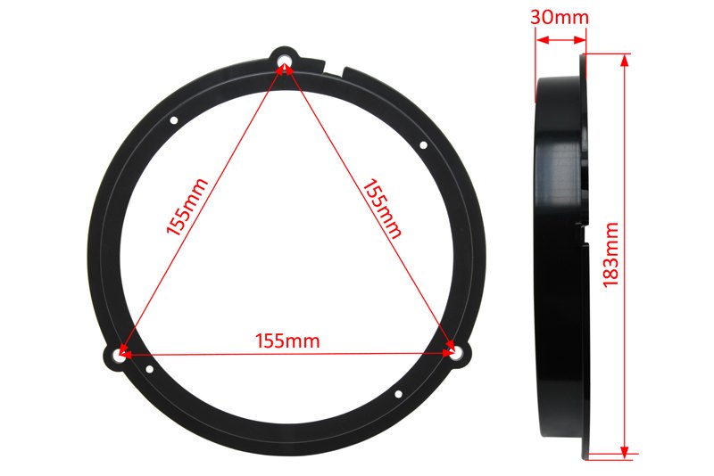Redukce pod reproduktory do FORD Fiesta Focus Ka Mondeo Galaxy od 2008 