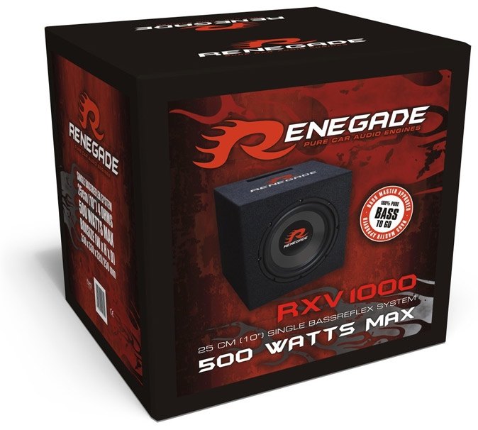 Subwooferový box Renegade RXV1000
