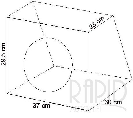 Subwooferová ozvučnice Dorro S1-10C pro 25 cm subwoofer