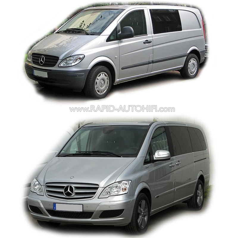 Reproduktory MERCEDES-BENZ Vito Viano 2006-2014 ESX HZ52 s redukcemi