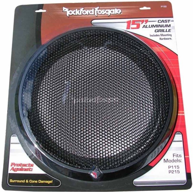 Ochranný kryt Rockford Fosgate P15G pro 38 cm subwoofer Punch P1 P2