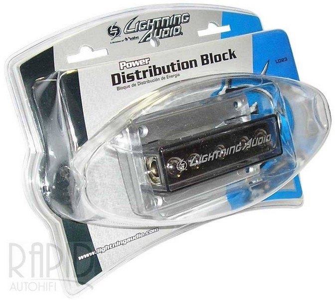 Rozvodný blok Lightning Audio LD23 třícestný
