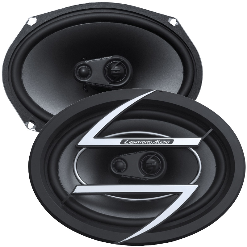 Reproduktory Lightning Audio S4.69.3 s Boxy Oválné 15 x 23 cm Univerzální Montážní Sada