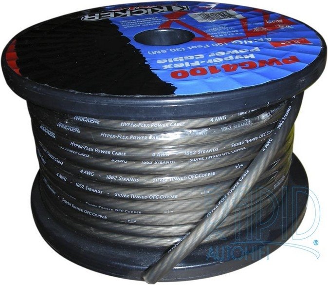Napájecí kabel Kicker PWG4100 průřez 21 qmm