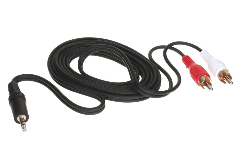 Signálový kabel 2x CINCH na JACK 3.5 mm délka 1.5 m