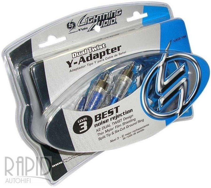 Y adaptér signálu Lightning Audio Lightning Audio LAI3-1F