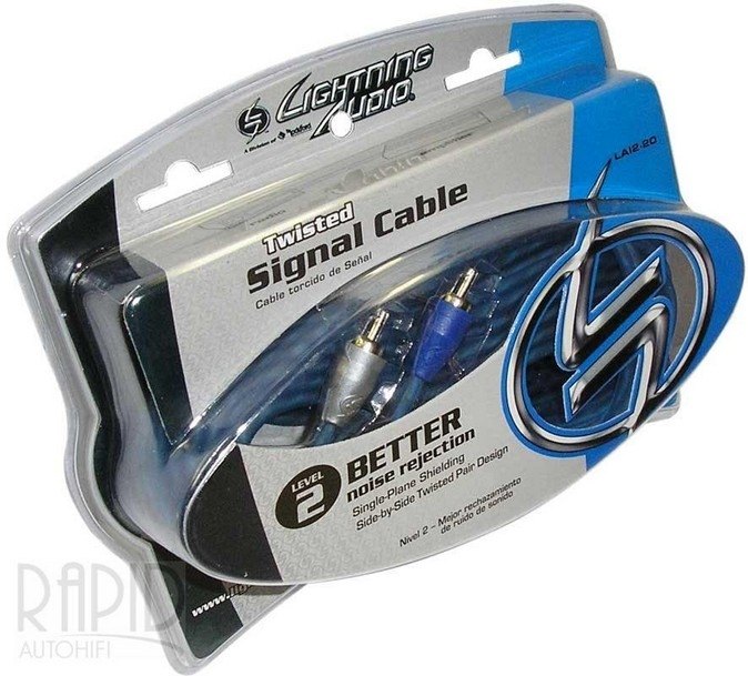 Signálový kabel Lightning Audio LAI2-20 délka 600 cm