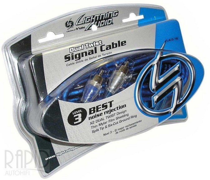 Signálový kabel Ligthning Audio LAI3-16 délka 480 cm
