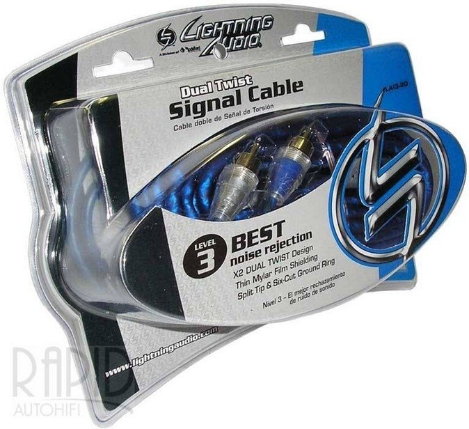 Signálový kabel Ligthning Audio LAI3-20 délka 600 cm