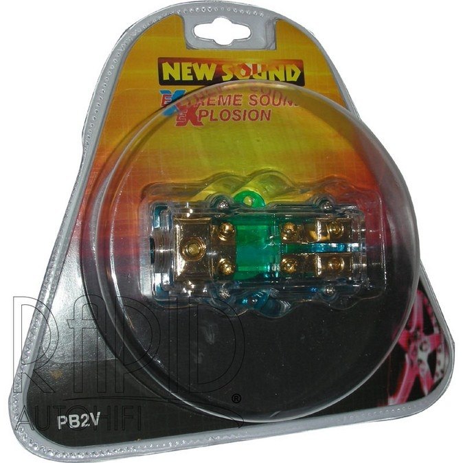 Pojistkové pouzdro New Sound PB2V pro 2 Mini nožové pojistky