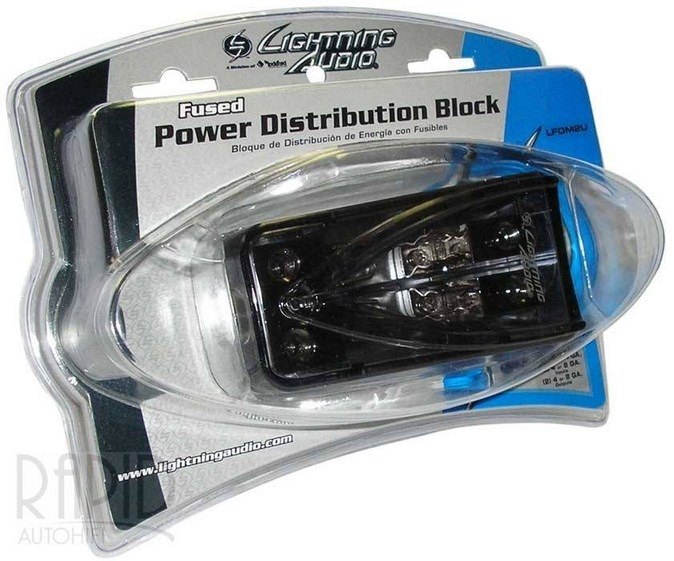 Pojistkové pouzdro Lightning Audio LFDM2U pro 2 skleněné pojistky