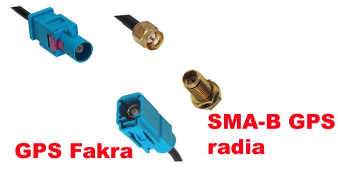 Anténní adaptér GPS SMA na Fakra