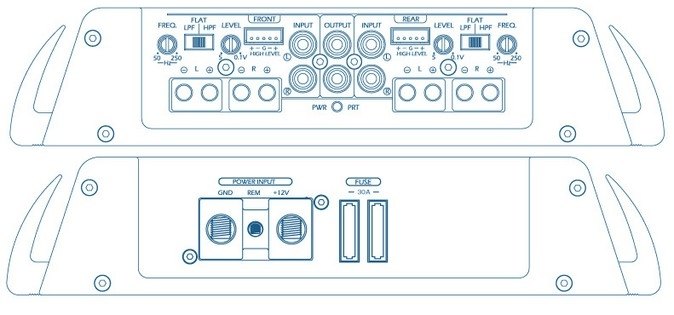 Zesilovač LIGHTNING AUDIO S4.400.4 