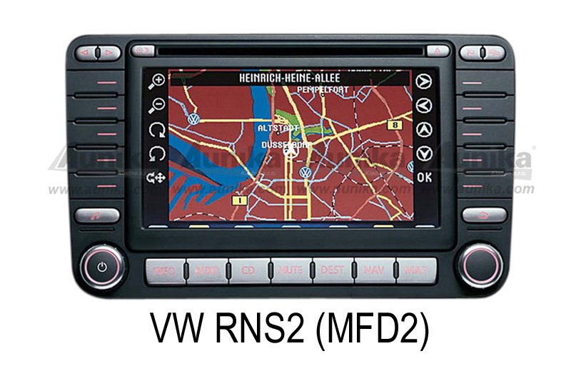 AUX vstup a výstup pro originální OEM autorádia MFD2 RNS2 Nexus