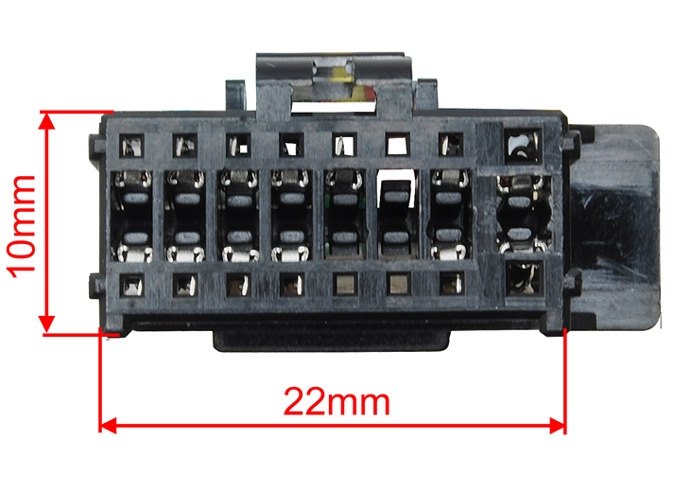 ISO konektor Pioneer od roku 2010
