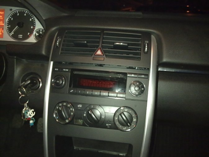 Rámeček autorádia Mercedes A W169 Mercedes B W245