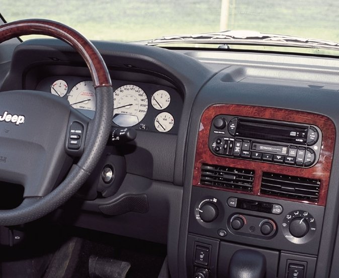 Rámeček autorádia JEEP CHRYSLER DODGE Sada s konektorem do 2002