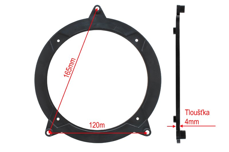 Redukce pod reproduktory BMW 3 E46 13 cm