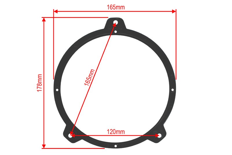 Redukce pod reproduktory BMW 3 E46 16.5 cm