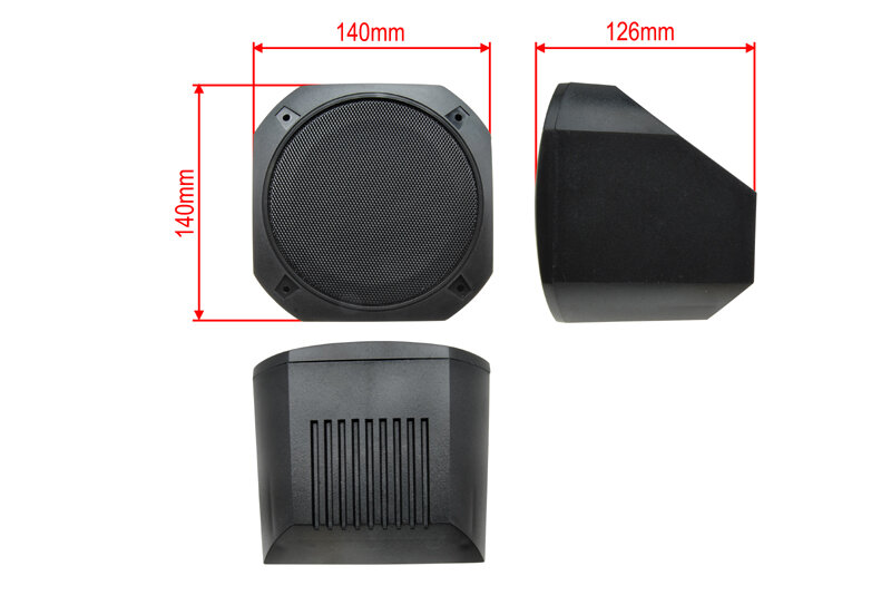 Reproduktorové boxy pro montáž 13 cm reproduktorů