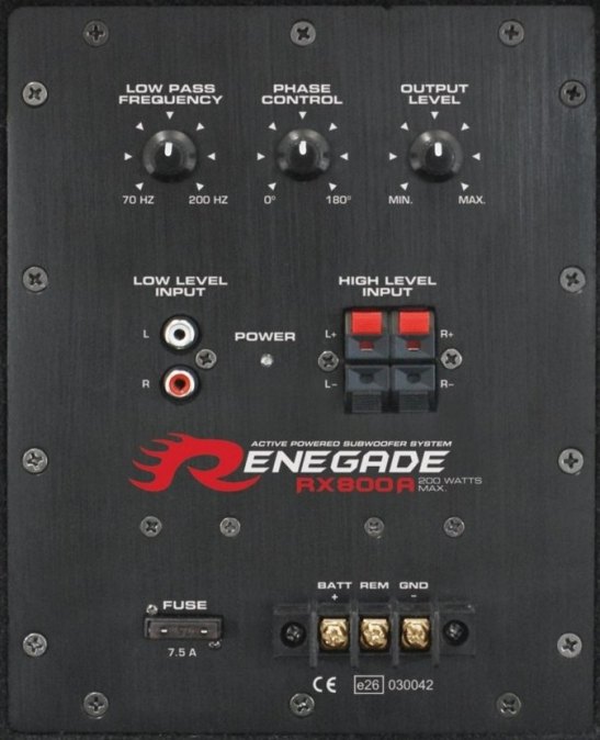 Aktivní subwoofer Renegade RX800A